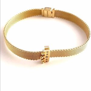 Pandora Gold reflexiona bracelet